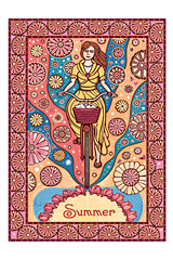 (summer cyclist)